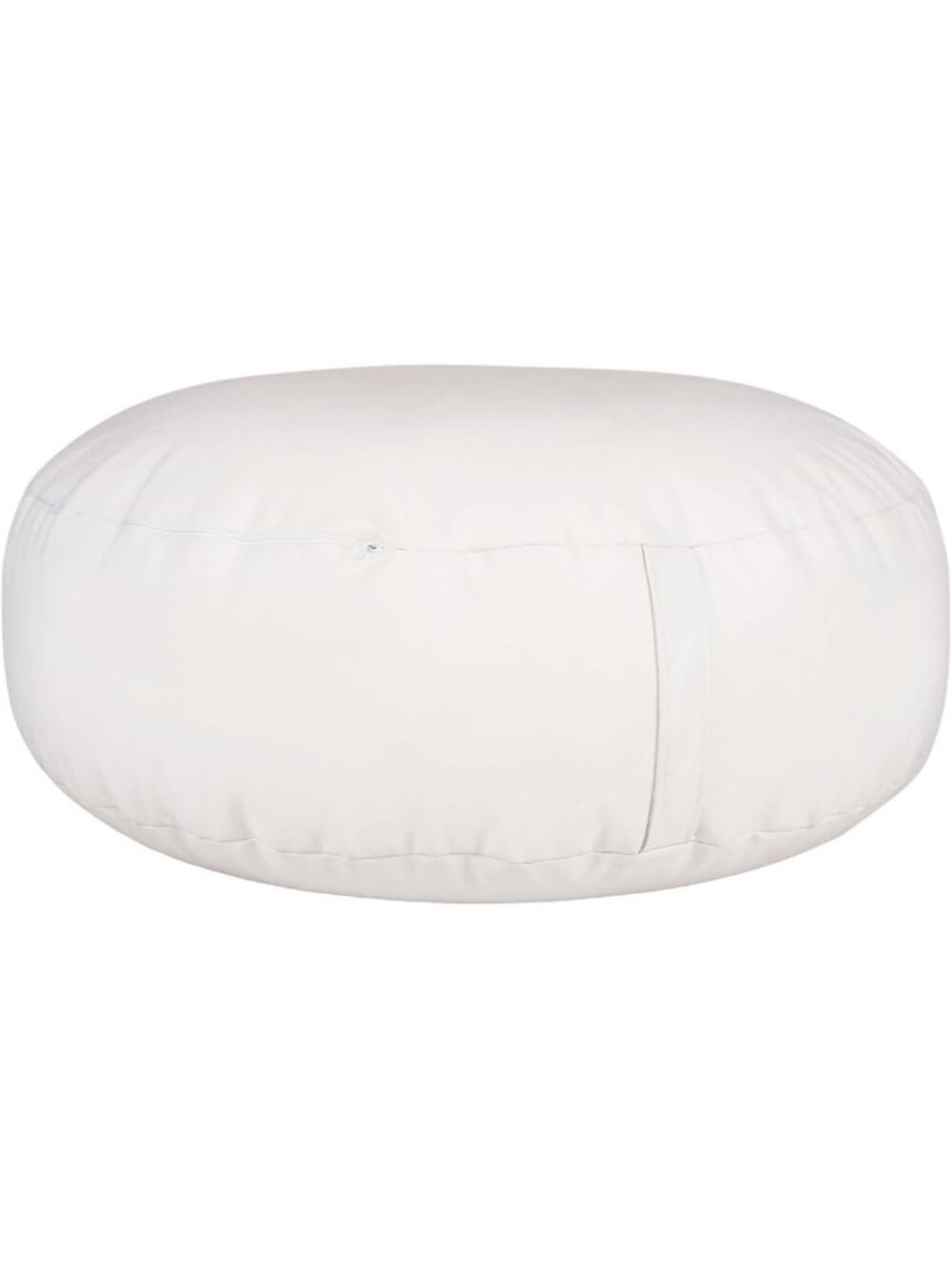 Travel Size Newborn Photography Beanbag 32” | Faux Leather Pose Pillow & Prop